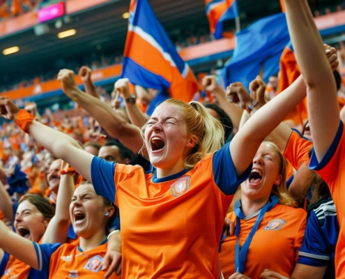 Dutch-fans-tribune-ladies